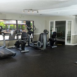 gym at The Park at Sondrio located in Greenville, SC