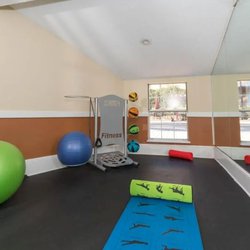 gym at The Park at Sondrio located in Greenville, SC